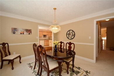 Formal Dining Room open to Kitchen