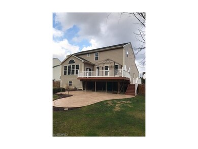 back view of deck and patio