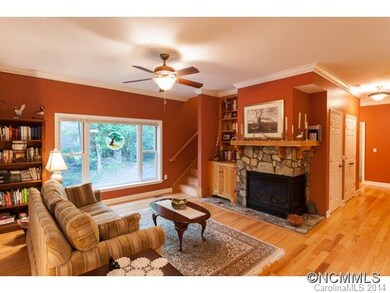Fireplace adds warmth