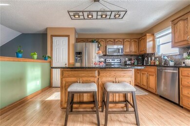 All nice stainless appliances and the refrigerator