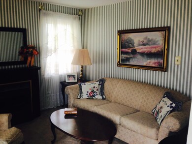 Formal Living Room with Gas Fireplace