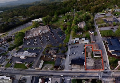 Property boundary in red (approximately)