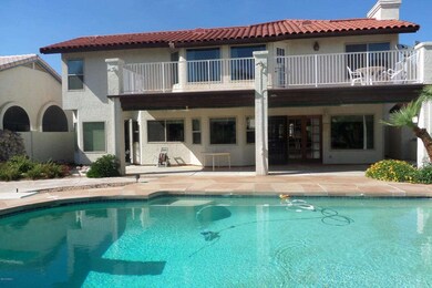 pool and balcony