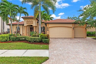 Mediterranean / spanish house featuring a garage