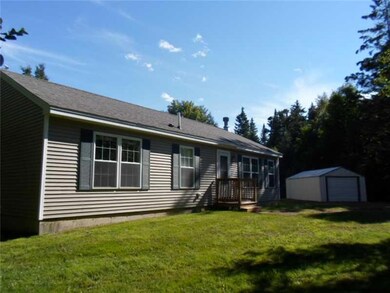 Exterior Front. Entrance. Storage shed