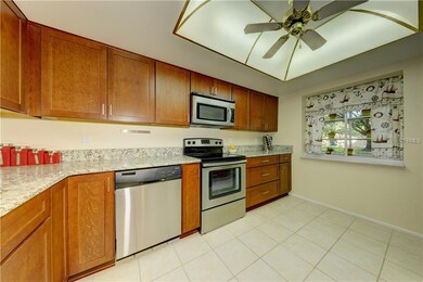 Granite countertops & a sunny garden window
