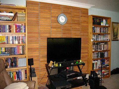Living Room. FLOOR TO CEILING BRICK WITH FIREPLACE