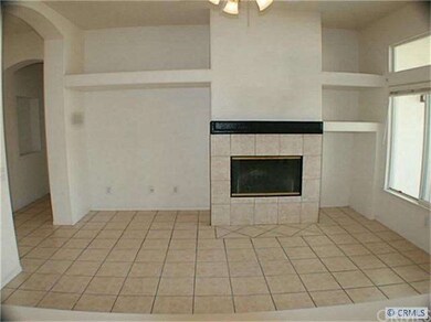 Family room with fireplace