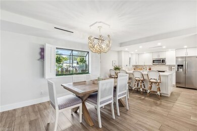 Tile flooring throughout, looks like wood