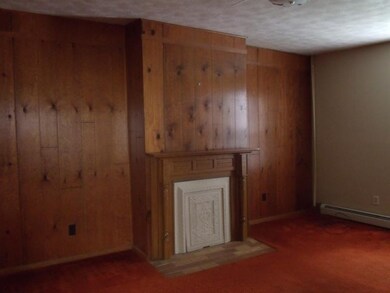 Family Room. Large Family Room with mantel and pan