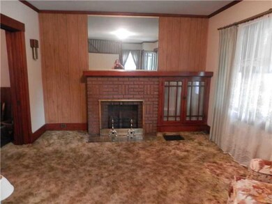 Living Room. Fireplace with beautiful built in.