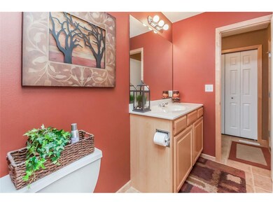 Main level half bath