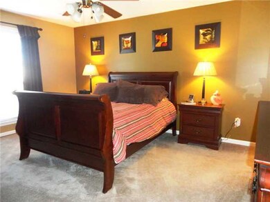 Spacious 16 x 13 Master down with new carpet