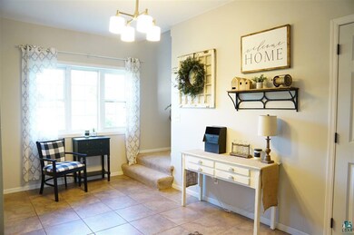 Open foyer with two coat closets!