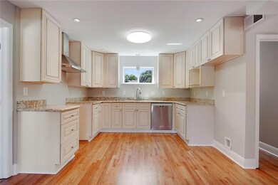 Brand new kitchen with beautifully restored Wood f