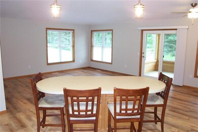 Very open KT/DR/LR with wonderful windows that face north and east! East windows face right out towards Lake Menomin and the Menomonie Walking/Biking trail for some great people watching!