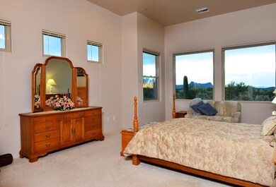 Master suite with breathtaking views.