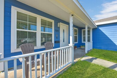 Relax under the covered front porch and enjoy the constant South breezes