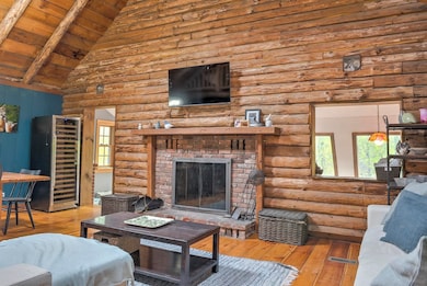 soaring living room