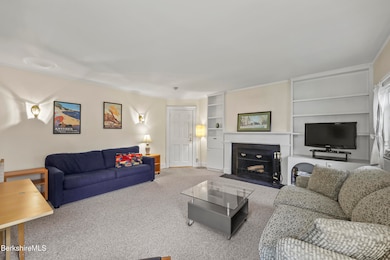 Fireplaced living room