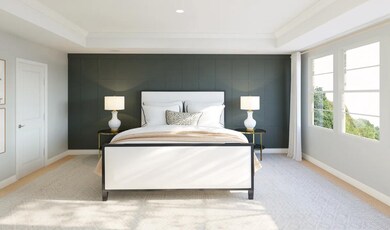 Primary Suite with tray ceiling