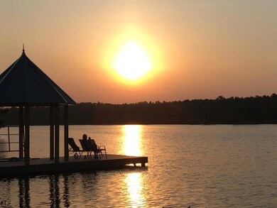 sunset on dock