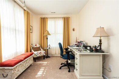 View of carpeted office