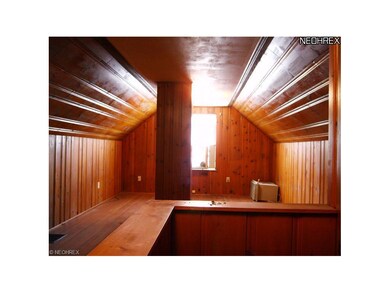 Large pine panelled bedroom on the second floor.  