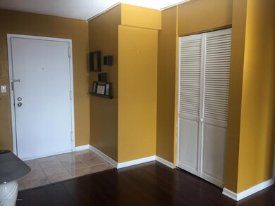 ENTRY DOOR HAS TILE FLOOR