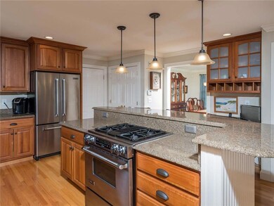 The kitchen is a chef's dream with...