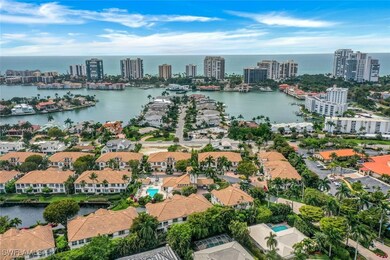 View of urban area with a large body of water