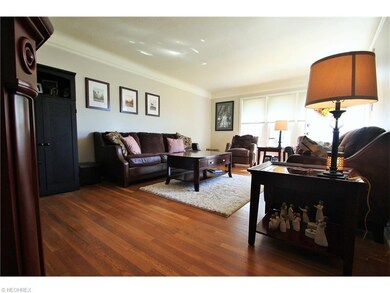 Living Room with hardwood floors