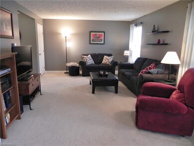 Spacious Great Room with cus.tom blinds