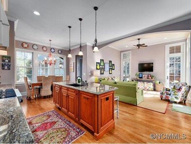 Looking over to family room