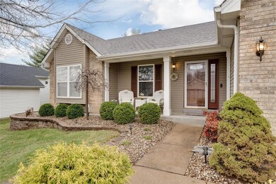 Enjoy your covered front porch.