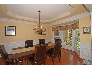 Lovely Dining in this Room with fine woodwork and 