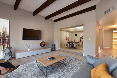 Living & Dining room w/virtual furniture