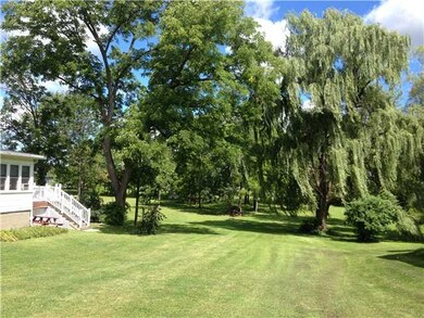 View back yard, very deep