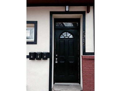 Exterior Front. Mailboxes and Front door