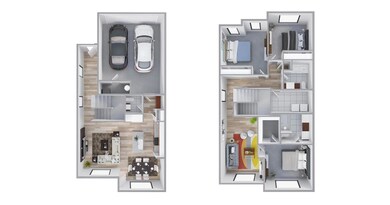 Olive Lane Townhomes Amalfi Floorplan