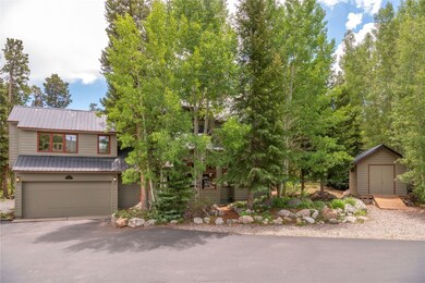 Beautiful mature trees surround the property