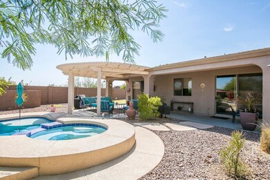 Rear Yard with Pool and Spa