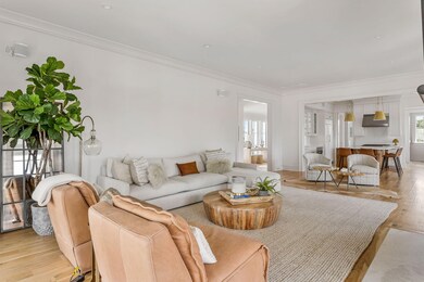 Family room looking to kitchen