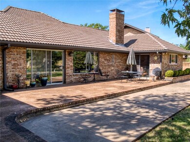 open patio with view of the neighborhood lake