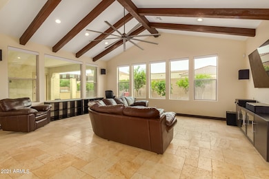 Great Room overlooking backyard