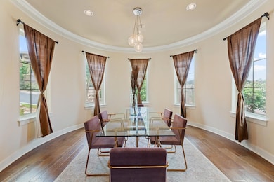 Dining space with healthy amount of natural light