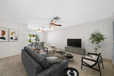 Virtually Staged Living Room
