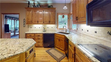 Plenty of cabinets in this wonderful kitchen.