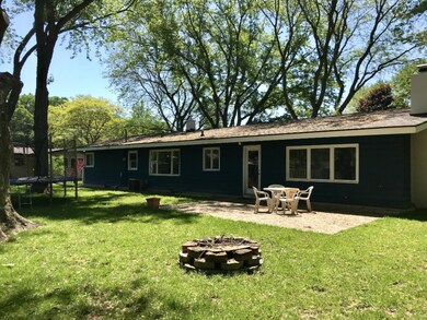 Back patio/fire pit