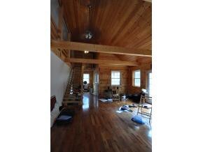 Knotty Pine Floor to Ceiling